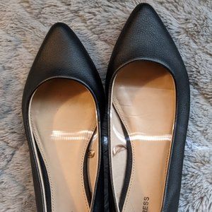 NEW - Express Black Flats - Size 6